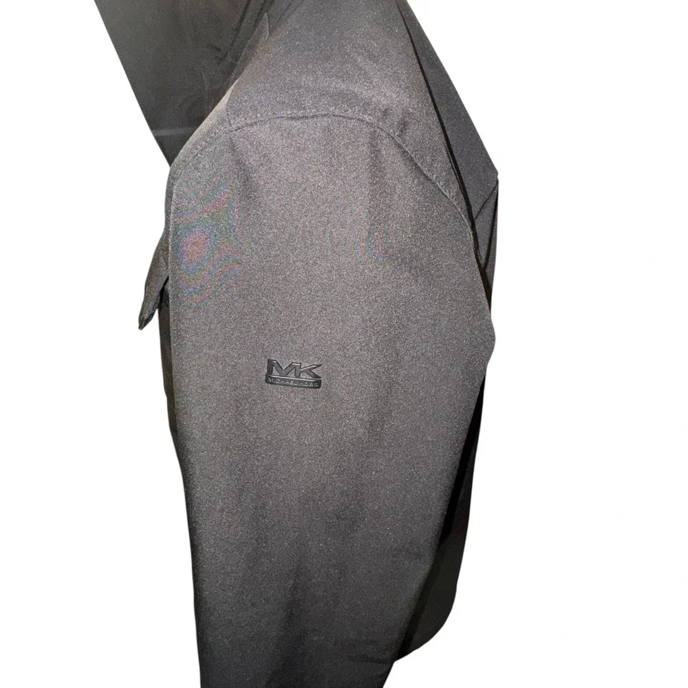 Michael Kors Men's Black Soft Shell Jacket‎ Small | Zip Front